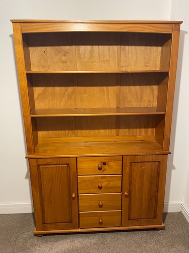 Solid pine welsh dresser - pine,
