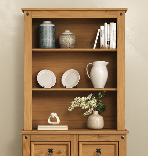 Corona sideboard hutch top - corona,