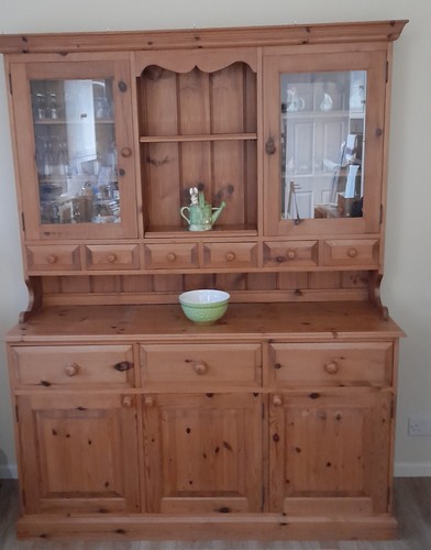 Large pine farmhouse dresser - farmhouse,