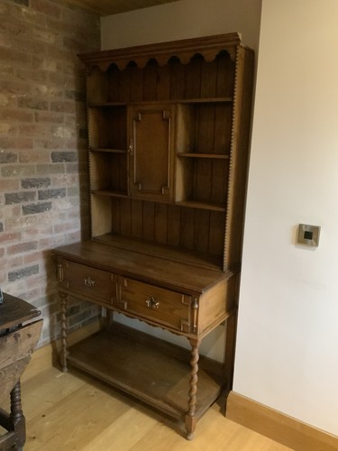 Oak welsh dresser solid - solid, wood