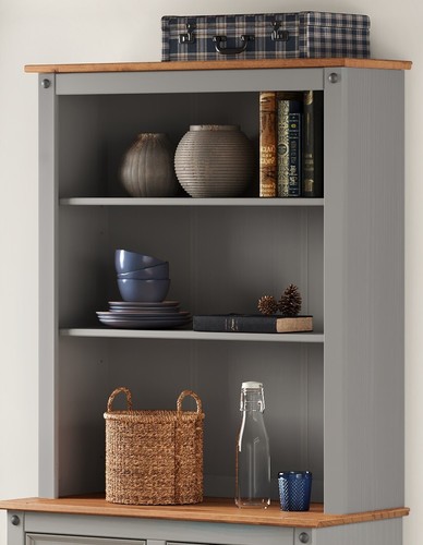 Corona dresser top - dresser, grey