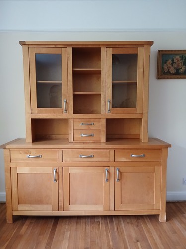 Solid wood sideboard dresser - wood,