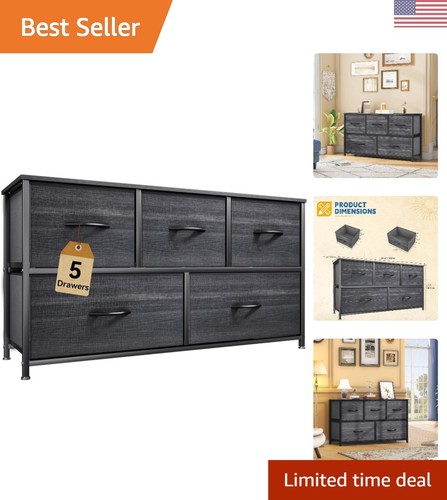 Dark gray drawers dresser - 5,
